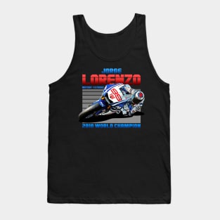 Jorge Lorenzo 2010 Legend Retro Tank Top